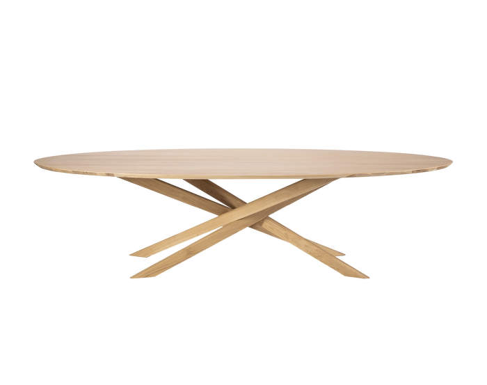 Oak Mikado oval dining table