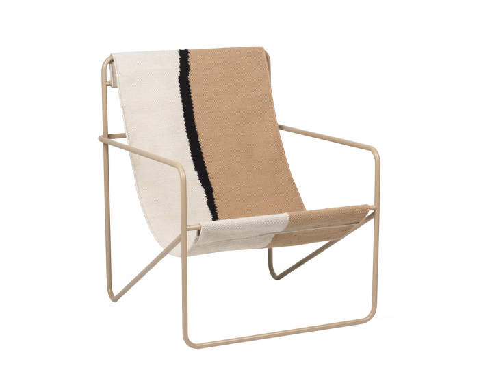 Desert Lounge Chair, cashmere/soil