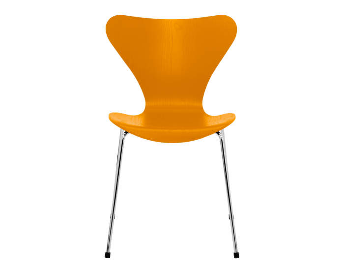 Series 7 Chair, burnt yellow / chrom