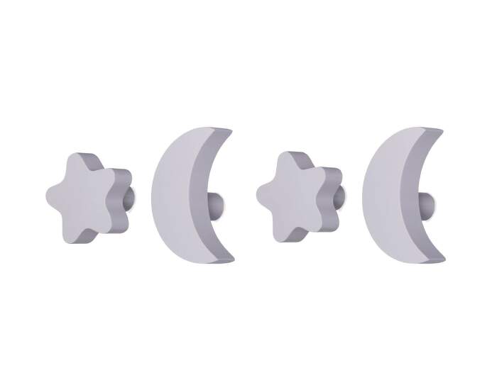 Dětské věšáky Stars & Moons, lilac