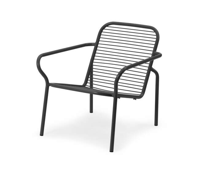 kreslo Vig Lounge Chair, black