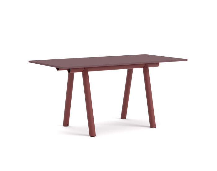 stul-Boa Table 220x110x105 cm, red / burgundy