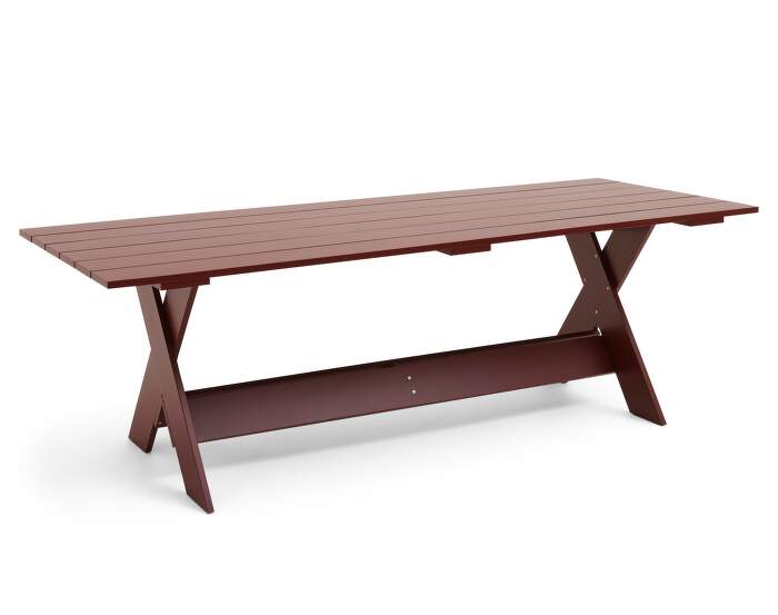 stul-Crate Dining Table L230, iron red
