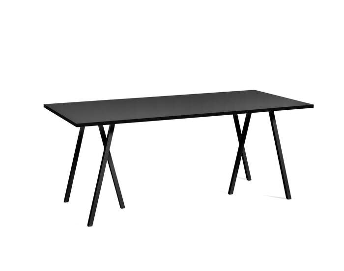 stul-Loop Stand Table 180, black