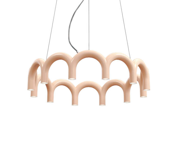 Závěsné svítidlo Arch Circle 98, nude