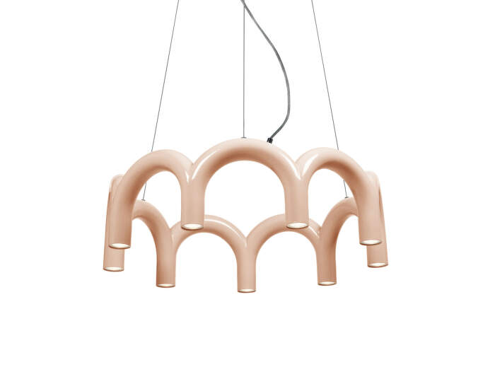 Závěsné svítidlo Arch Circle 76, nude