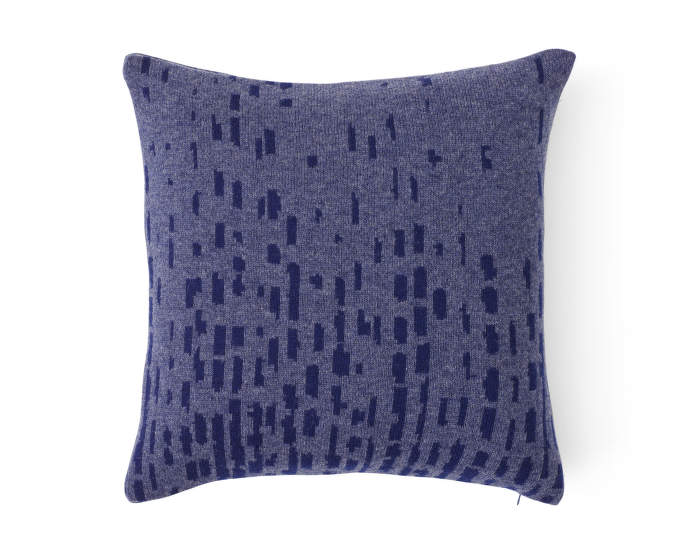 Rain Cushion, Blue