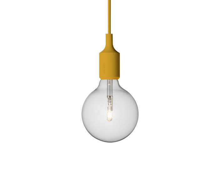 Závěsná lampa E27, mustard