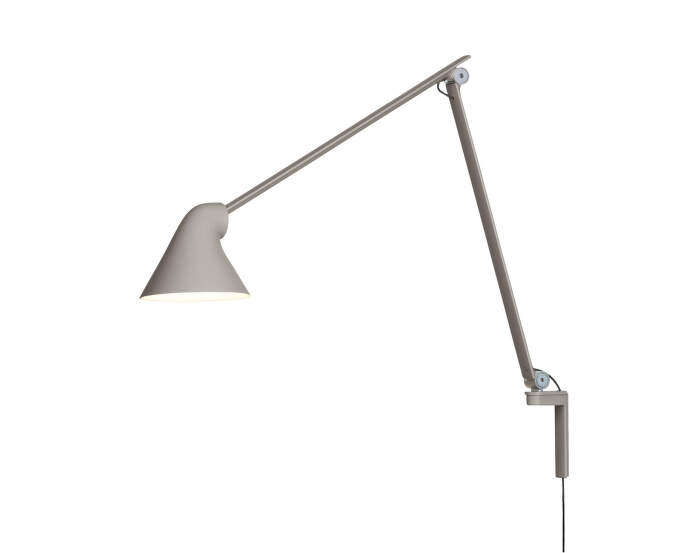 Nástěnná lampa NJP Long, light aluminium grey