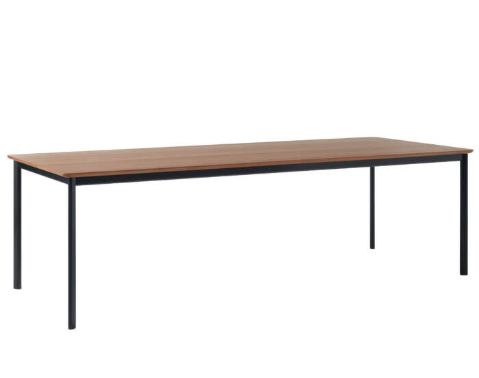 Jídelní stůl Drip HW117, black/lacquered walnut