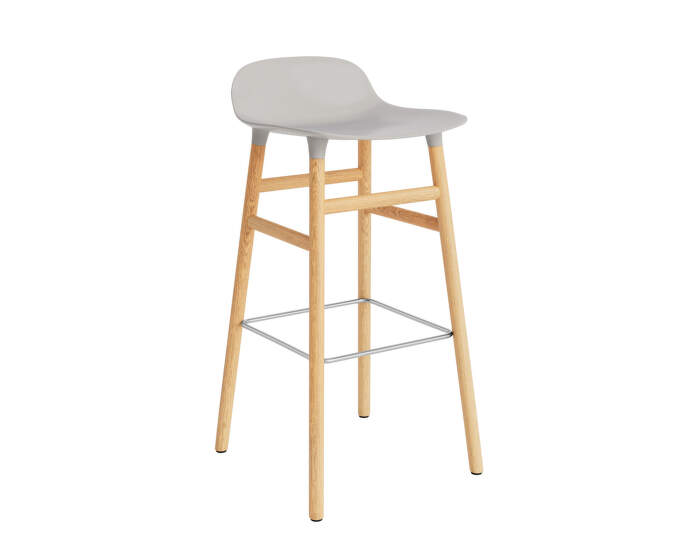 Barová židle Form 75 cm, warm grey/oak