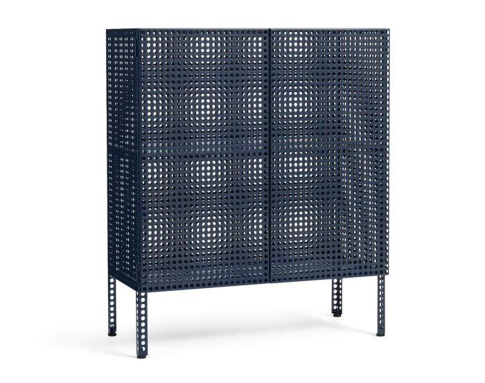 Skříňka Perforated Cabinet Floor Medium, steel blue