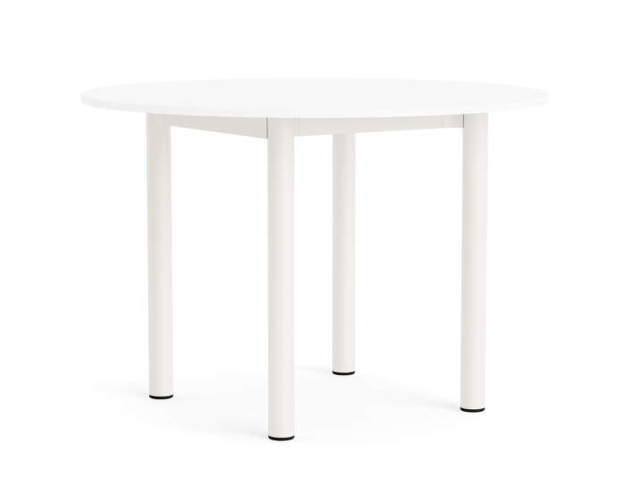 Stůl Annex Round Ø110, cream white/white laminate