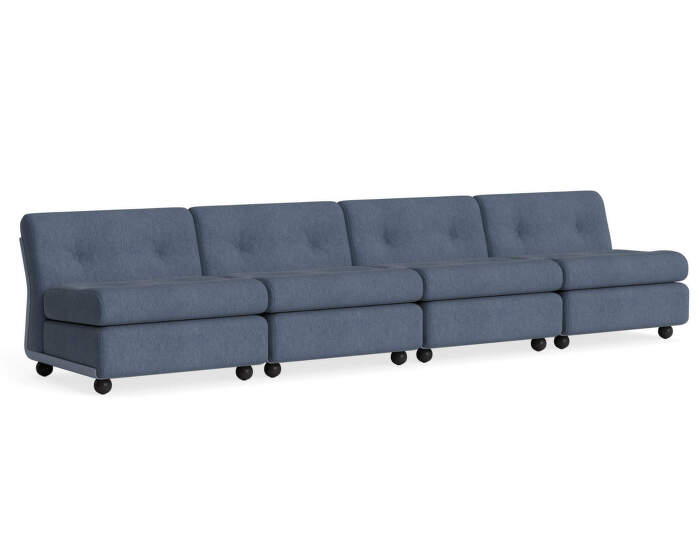 Čtyřmístná pohovka Amanta, Turf blue grey