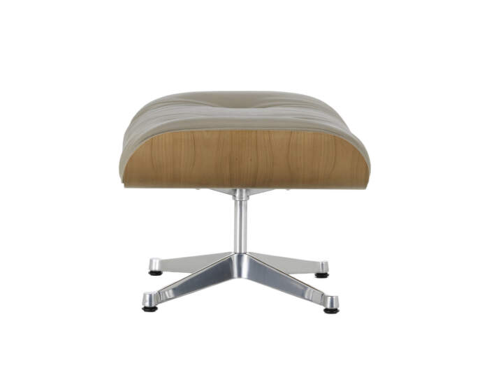 Ottoman Eames Lounge Cherry, Leather Natural F78 dark sand