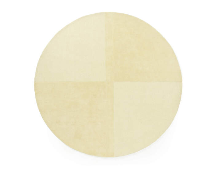 Koberec Level Ø280, light yellow