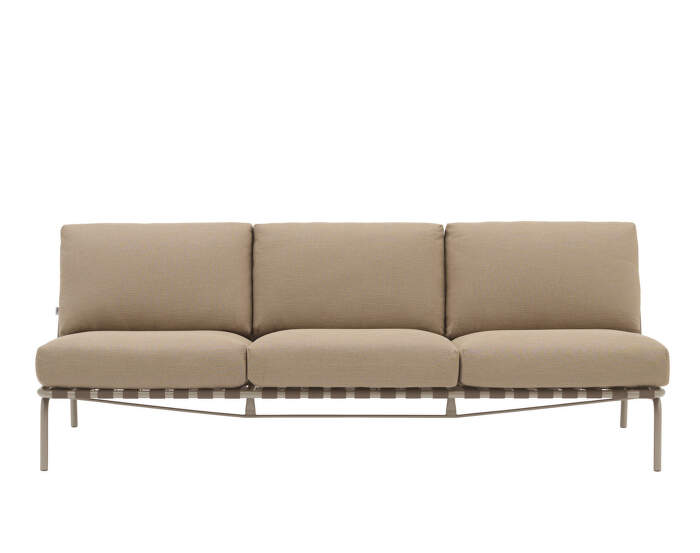Pohovka Settle Sofa 3-Seater bez područek, Ribbed Weave 5/taupe