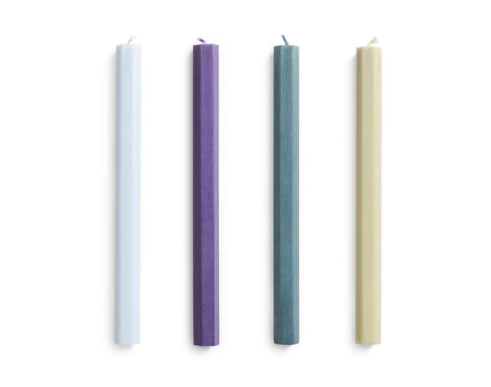 Svíčky Hexagon Candle set 4ks, meadow