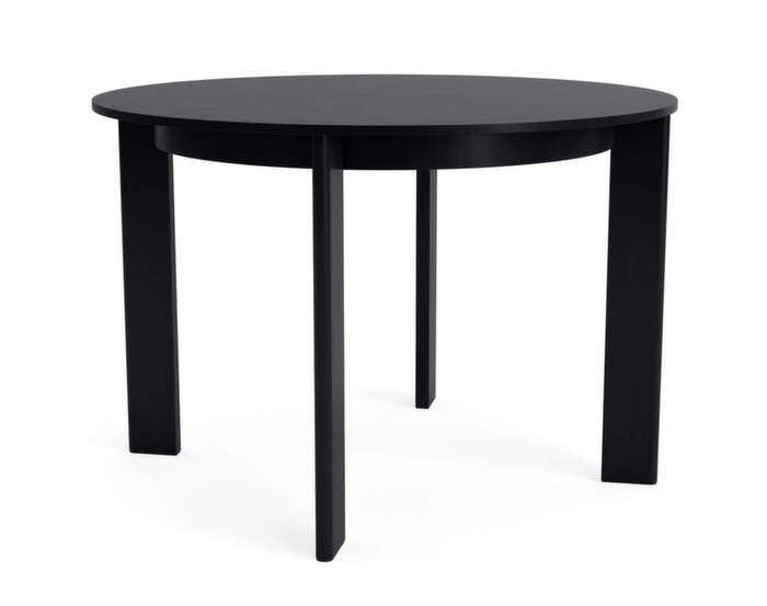 Jídelní stůl Chisel 25 Round Ø110, black lacquered oak