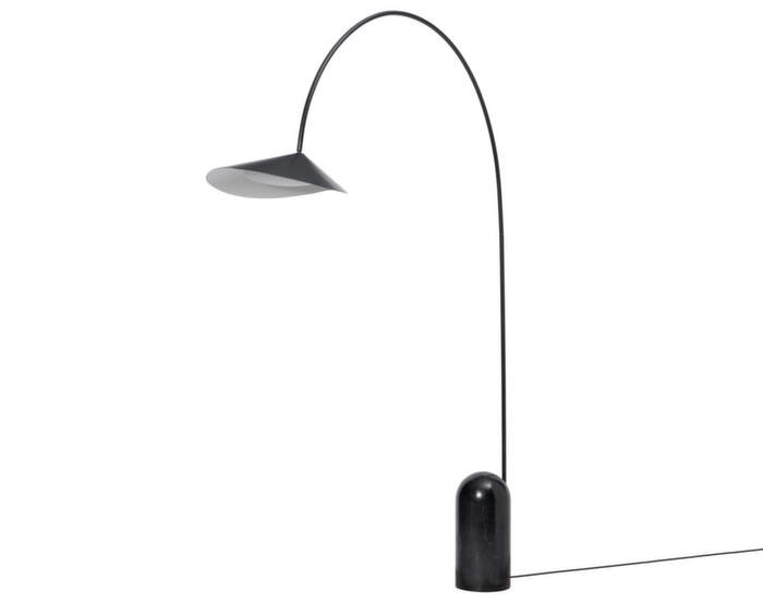 Stojací lampa Arum Arched, black