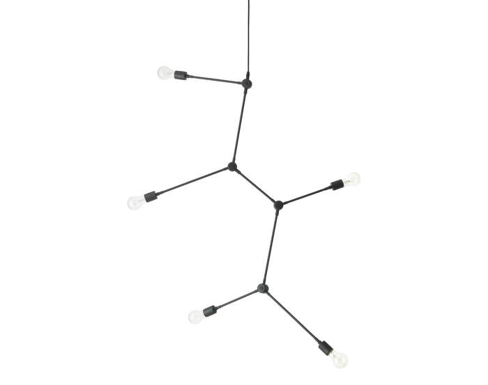 Lustr Harrison Chandelier, black