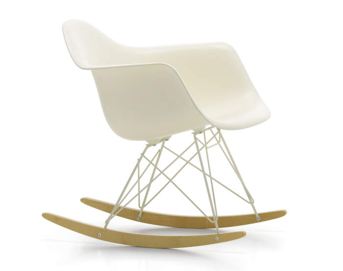 Houpací křeslo Vitra Eames Chair RAR, cream