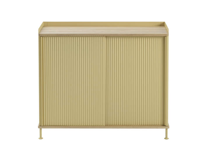 Komoda Enfold Sideboard Tall, oak/sand yellow