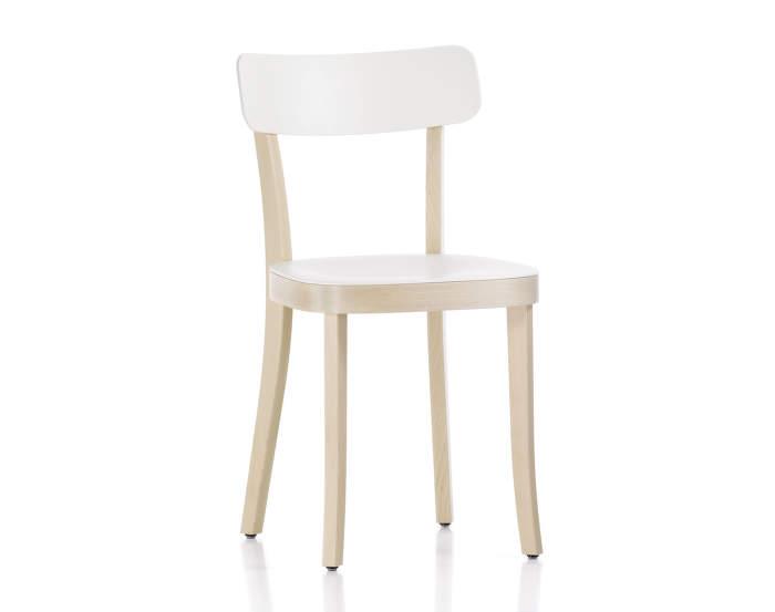 Basel Chair, cream/ beech