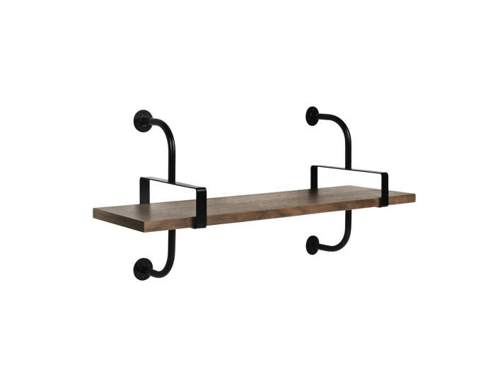 Police Démon Shelf 2, 95cm, 1 shelf, walnut