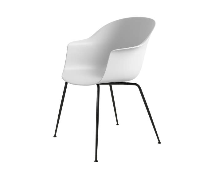 Bat Dining Chair, nečalouněná, pure white