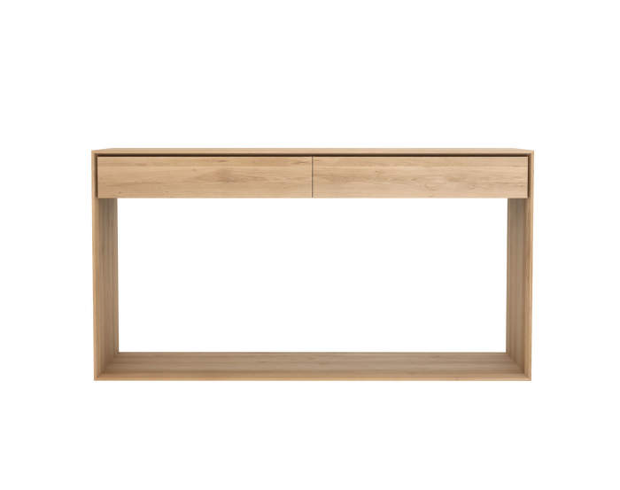 Oak Nordic console