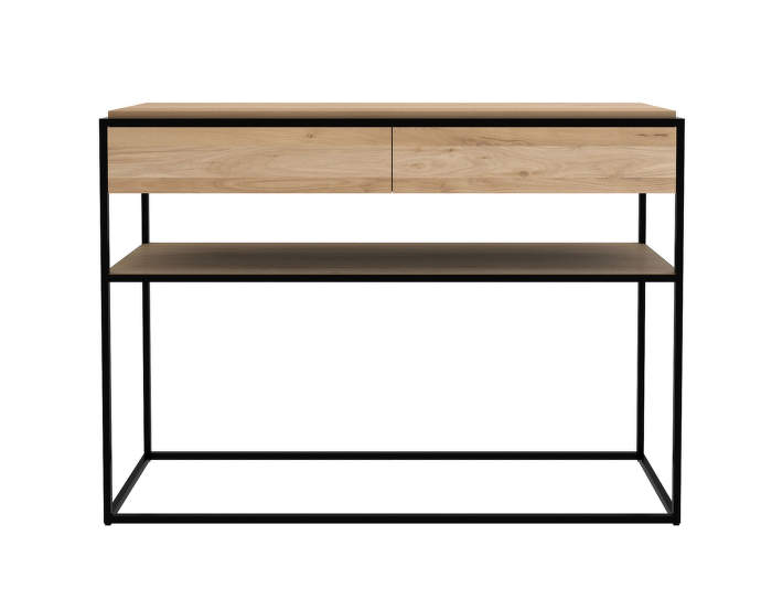 Monolit console, oak/black