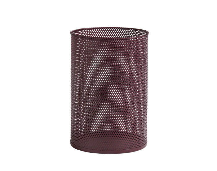 Perforated Bin L, burgudy