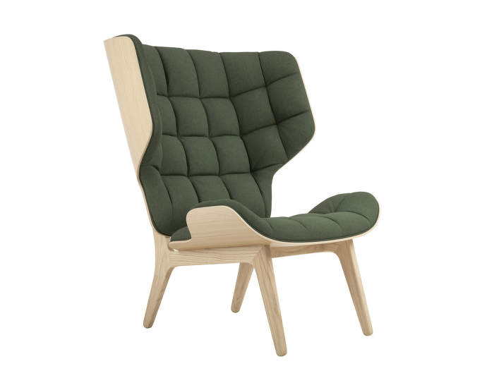 Mammoth Chair, natural oak / Wool - Forest Green 053