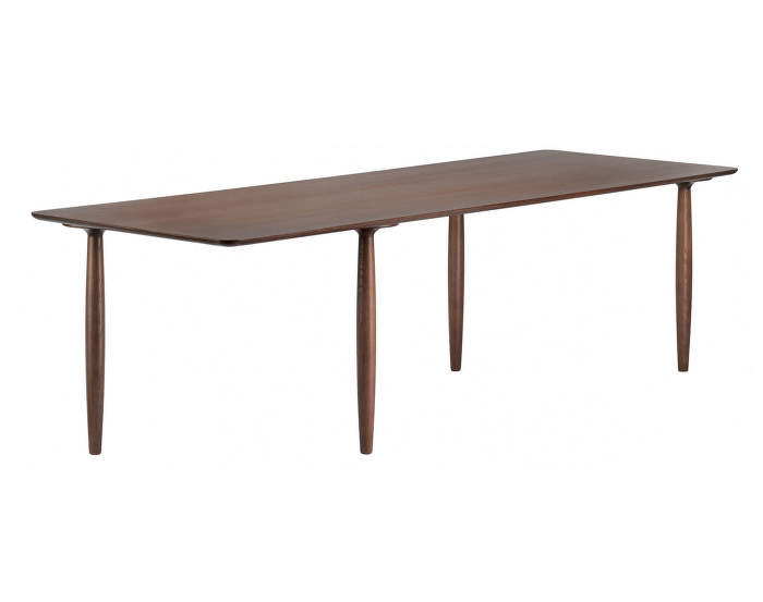 Oku Dining Table L250, dark stained oak