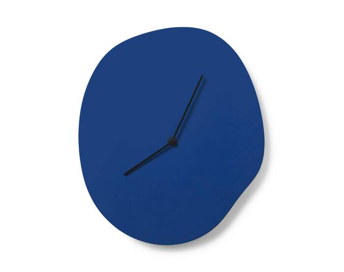 hodiny Melt Wall Clock, blue