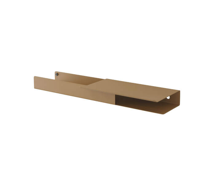 police-Folded Shelf Platform, burnt orange