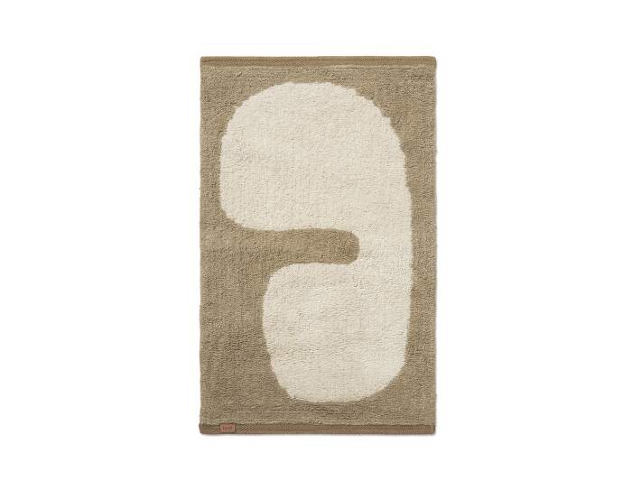 predlozka Lay Washable Mat, dark taupe / off-white