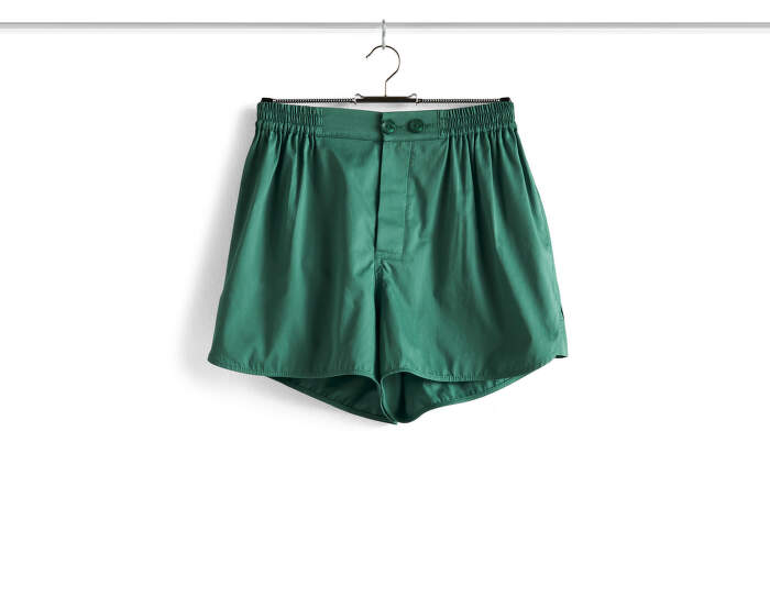 sortky Outline Pyjama Shorts S/M, emerald green