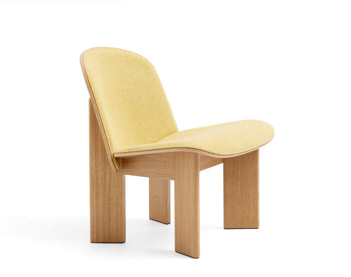 kreslo-Chisel Lounge Chair, oak / Hallingdal 407
