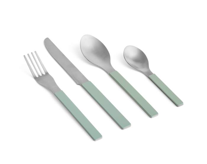 pribor-MVS Cutlery 4 piece set, green