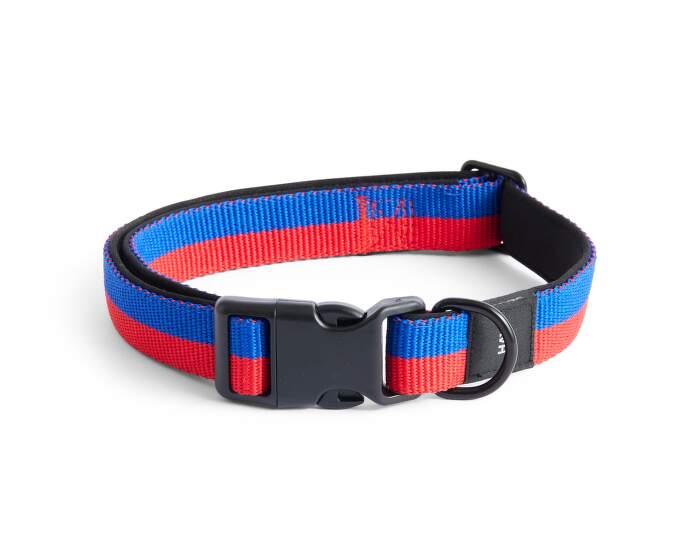 obojek-HAY Dogs Collar Flat M/L, red/blue