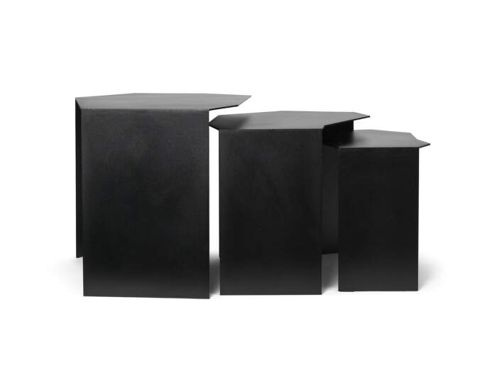 Set 3 stolků Shard Cluster, black