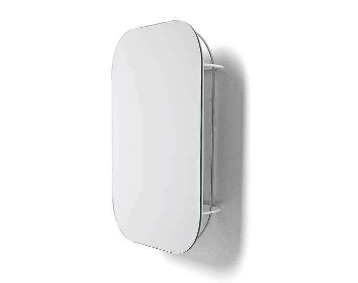 Zrcadlo FUWL Cage Mirror, white