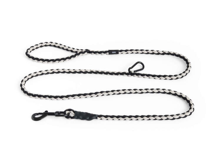 Nastavitelné vodítko Dogs Leash Braided, black/white