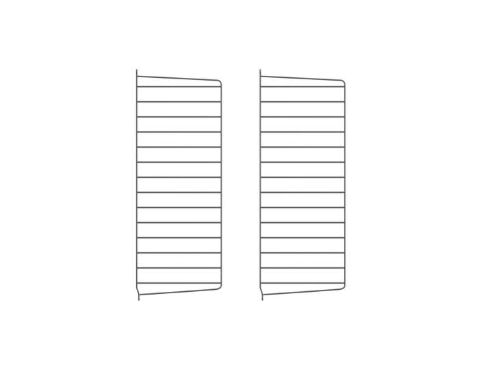 Nástěnný panel String Wall 75 x 30, 2 ks, dark grey