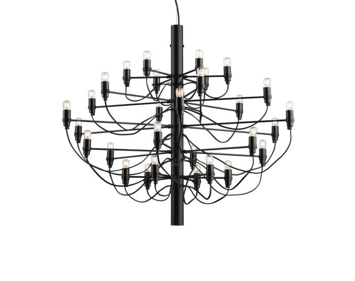 Lustr 2097/30 Clear Bulbs, matte black