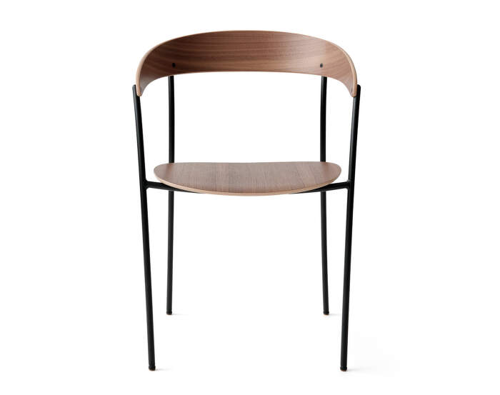 Židle Missing Armchair, lacquered walnut
