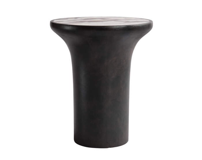 Odkládací stolek Trumpet Tall, calacatta