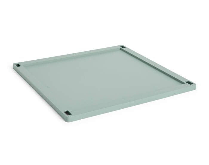 Plastové víko Colour Crate Square L, sage green